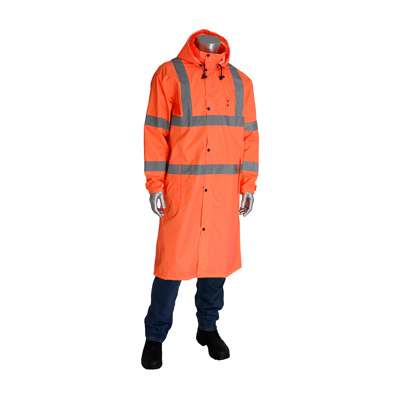 ANSI TYPE R CLASS 3 VALUE ALL PURPOSE 48" RAINCOAT