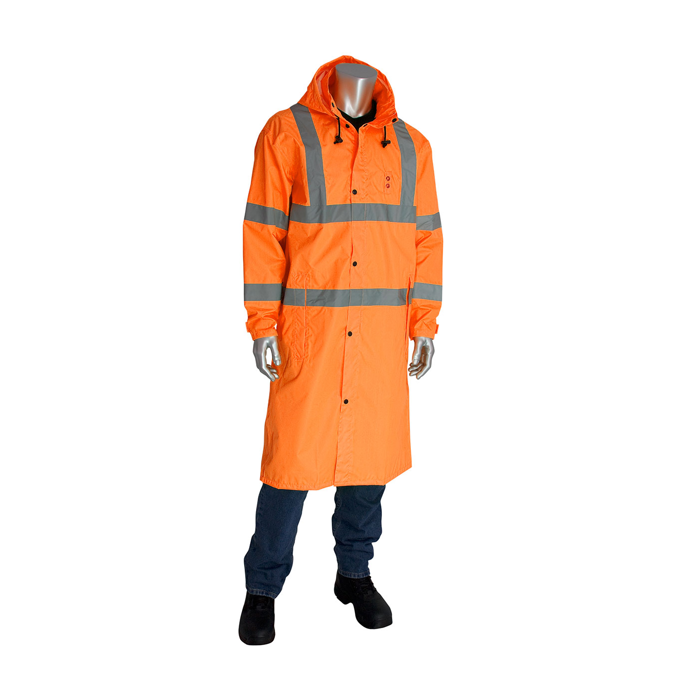 ANSI TYPE R CLASS 3 VALUE ALL PURPOSE 48" RAINCOAT