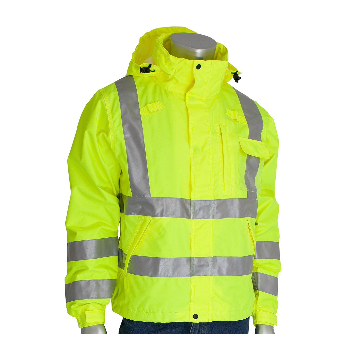 ANSI TYPE R CLASS 3 HEAVY DUTY WATERPROOF BREATHABLE JACKET