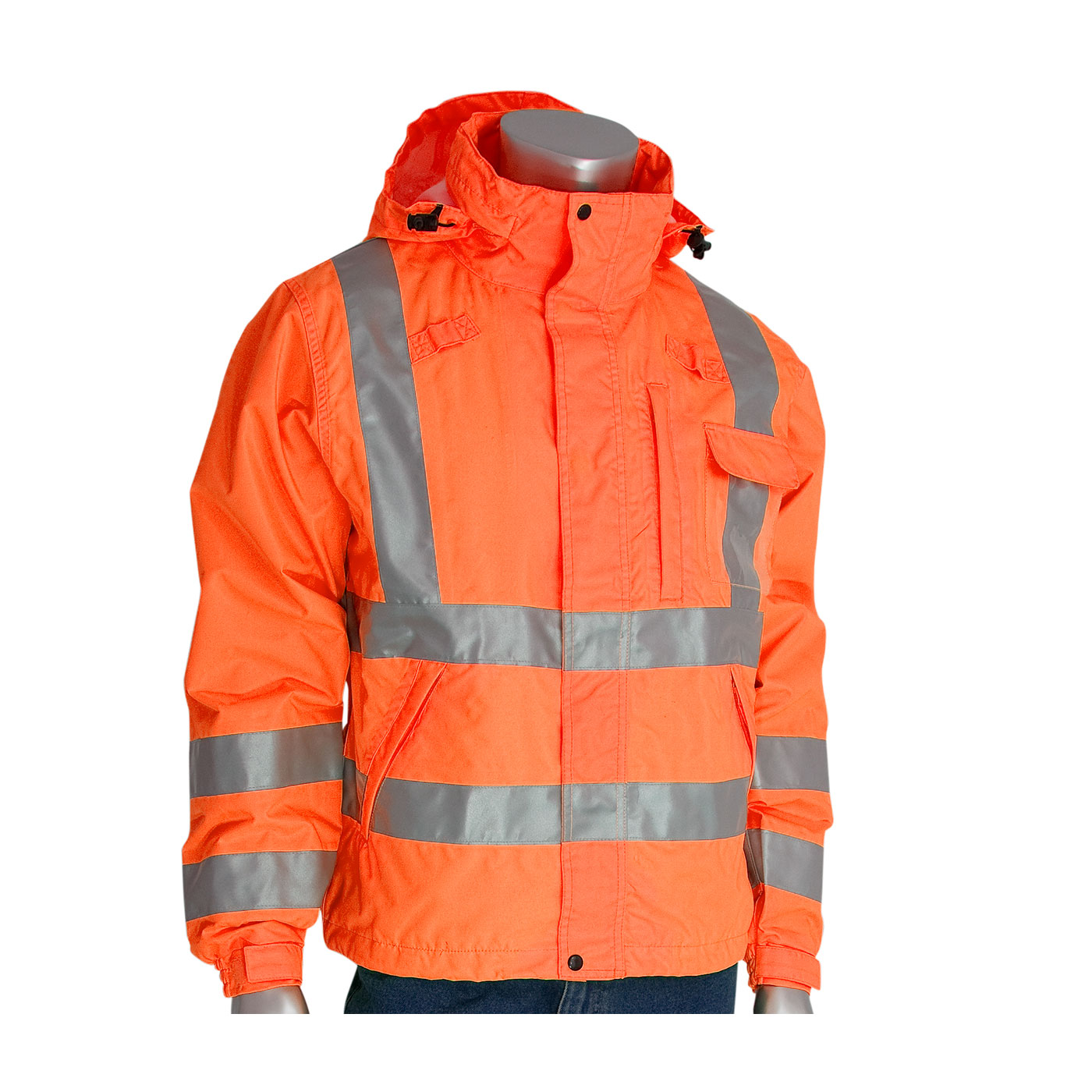 ANSI TYPE R CLASS 3 HEAVY DUTY WATERPROOF BREATHABLE JACKET