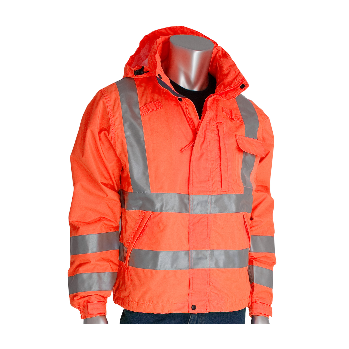 ANSI TYPE R CLASS 3 HEAVY DUTY WATERPROOF BREATHABLE JACKET