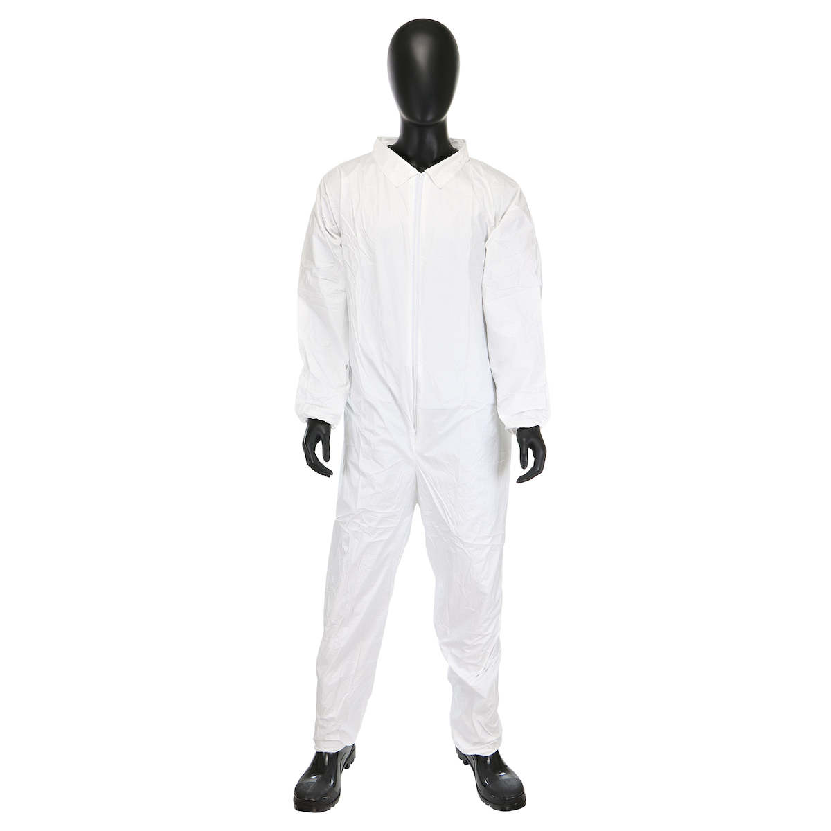 MICROPOROUS COVERALL, ELASTIC WRIST & ANKLE