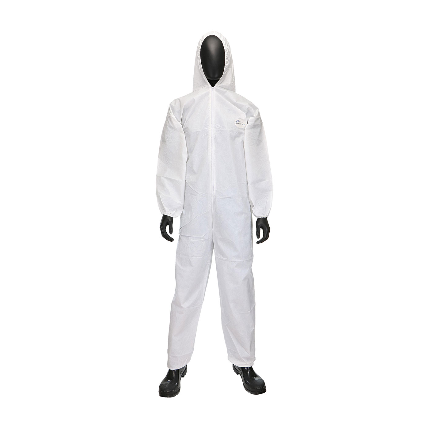 POSIWEAR UB COVERALL WITH HOOD AND ELASTIC WRIST & ANKLE