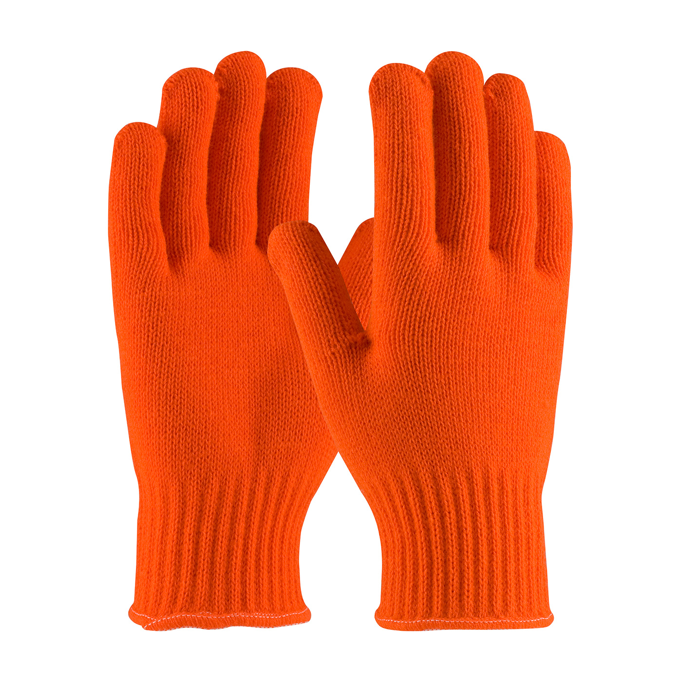HI-VIS SEAMLESS KNIT ACRYLIC GLOVE - 7 GAUGE