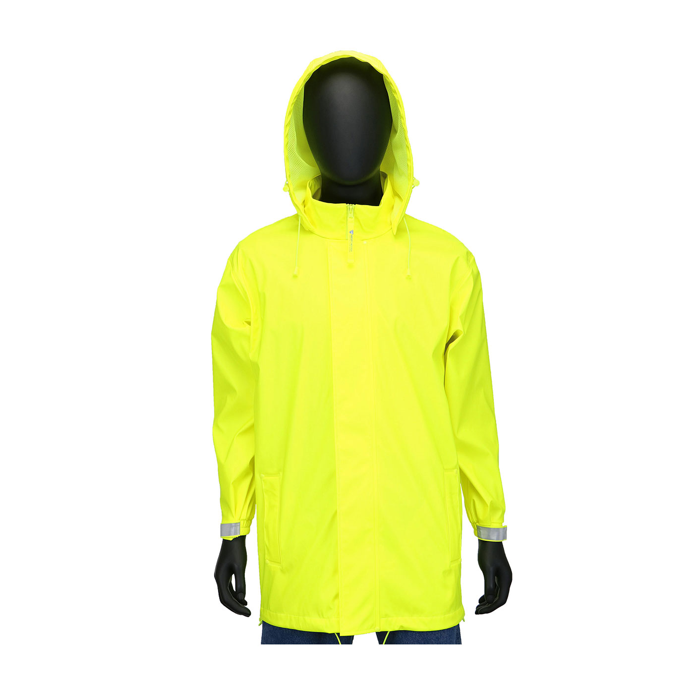 HI-VIS STRETCH RAIN JACKET