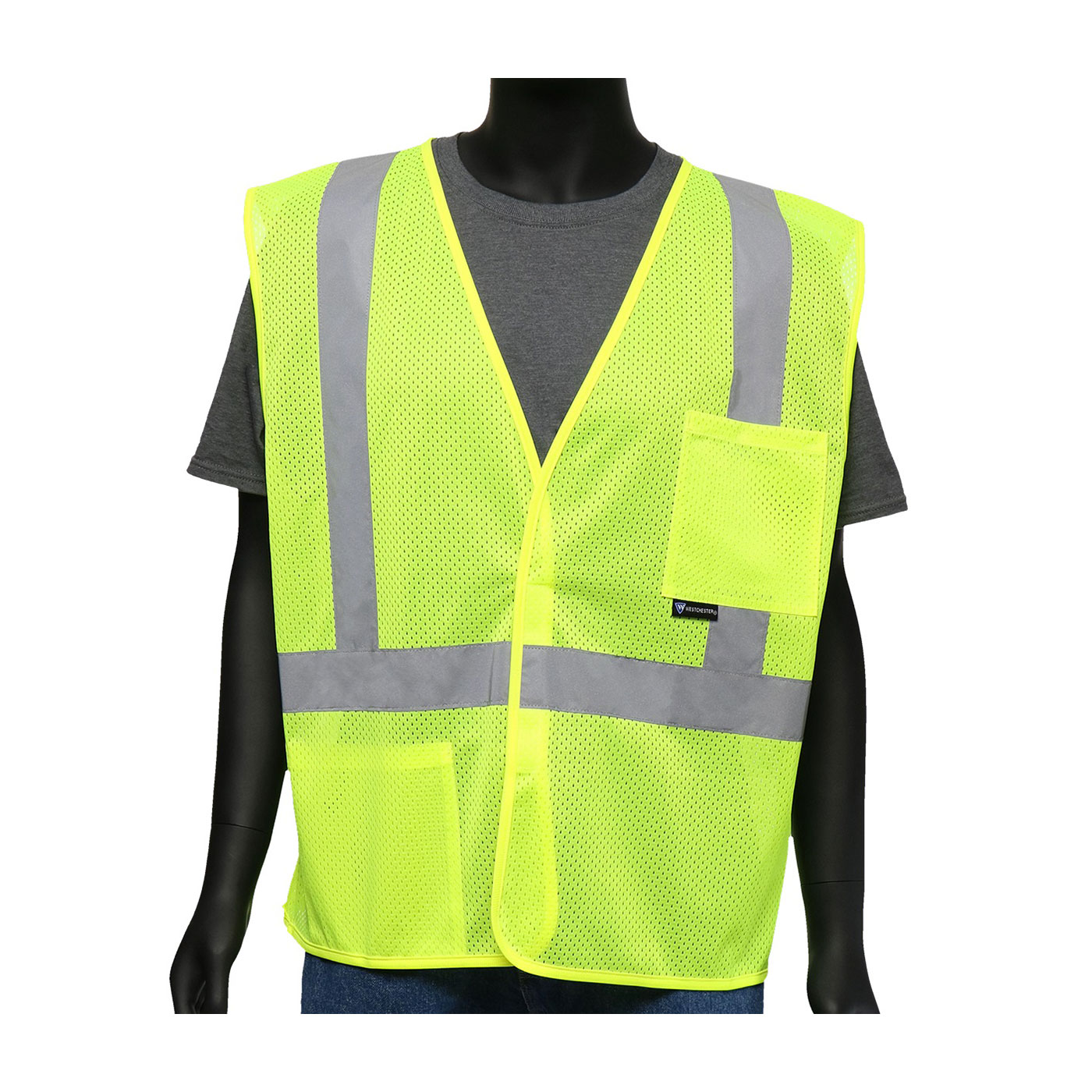 ANSI TYPE R CLASS 2 TWO POCKET VALUE MESH VEST