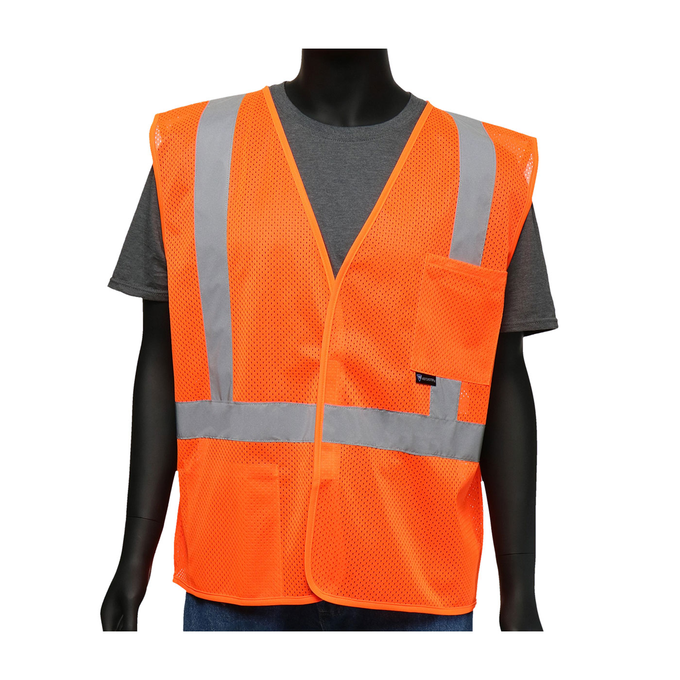 ANSI TYPE R CLASS 2 TWO POCKET VALUE MESH VEST