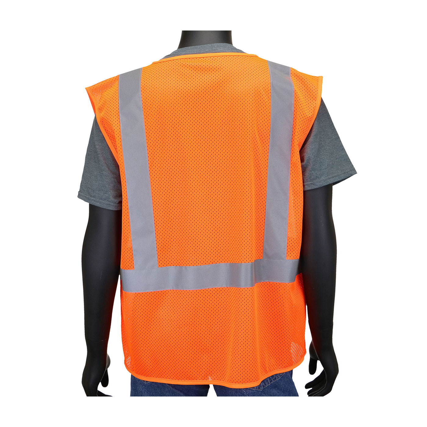ANSI TYPE R CLASS 2 VALUE TWO POCKET ZIPPER MESH VEST