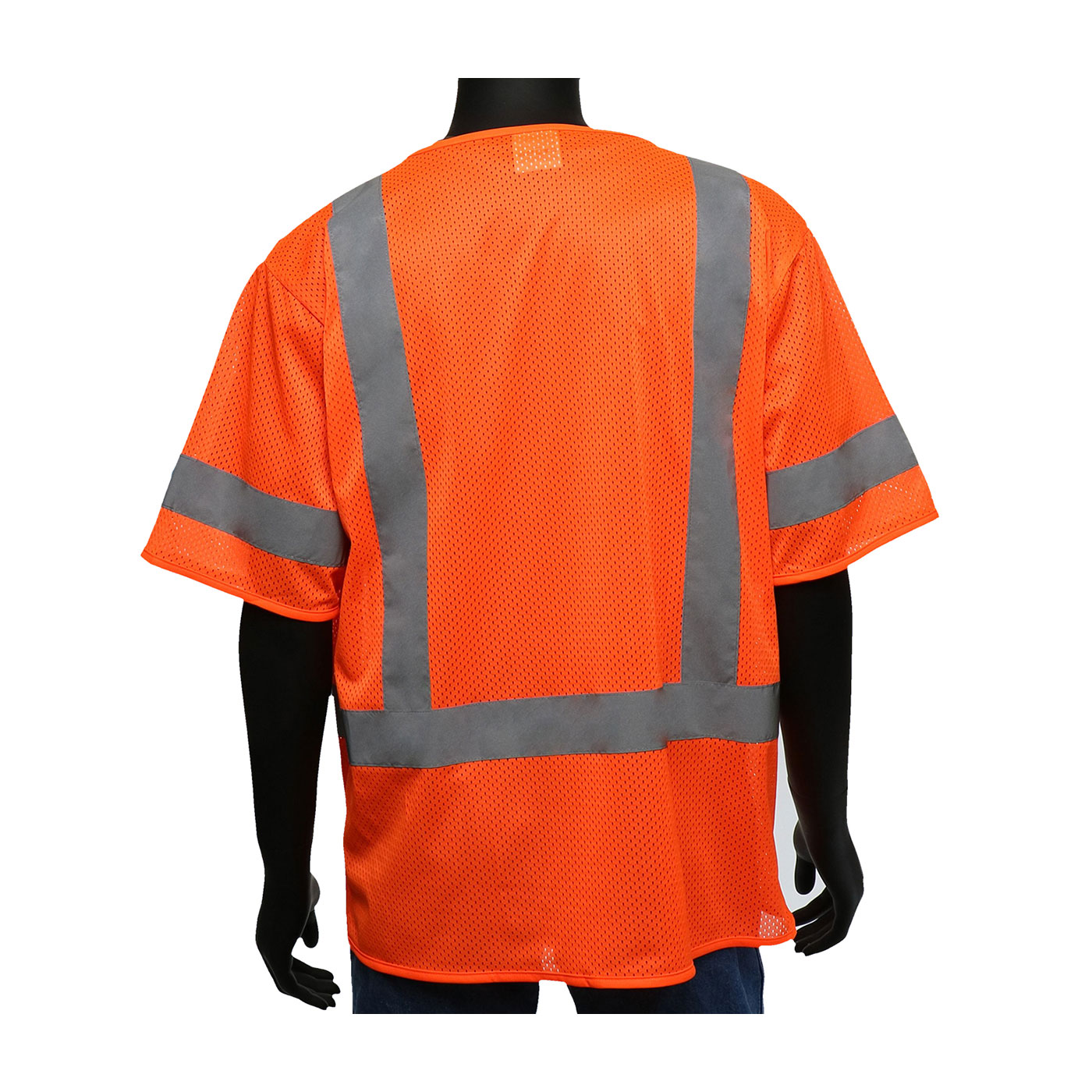 ANSI TYPE R CLASS 3 THREE POCKET FR TREATED MESH VEST