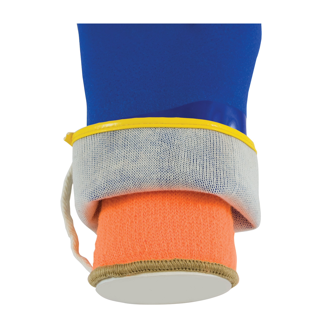 COLD RESISTANT PVC GLOVE WITH SANDY FINISH AND DETACHABLE ACRYLIC LINER