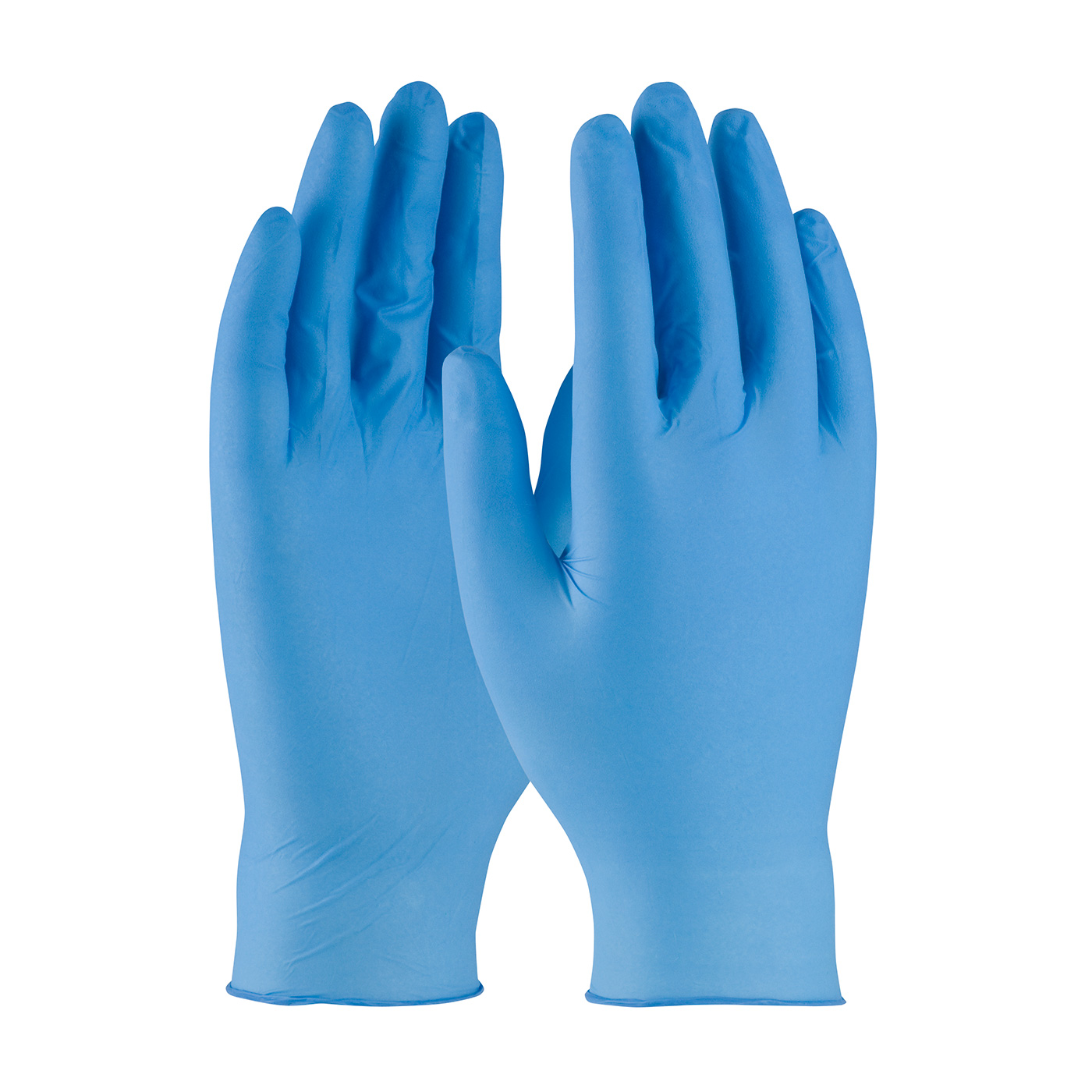 DISPOSABLE NITRILE GLOVE, POWDER FREE WITH TEXTURED GRIP - 4 MIL