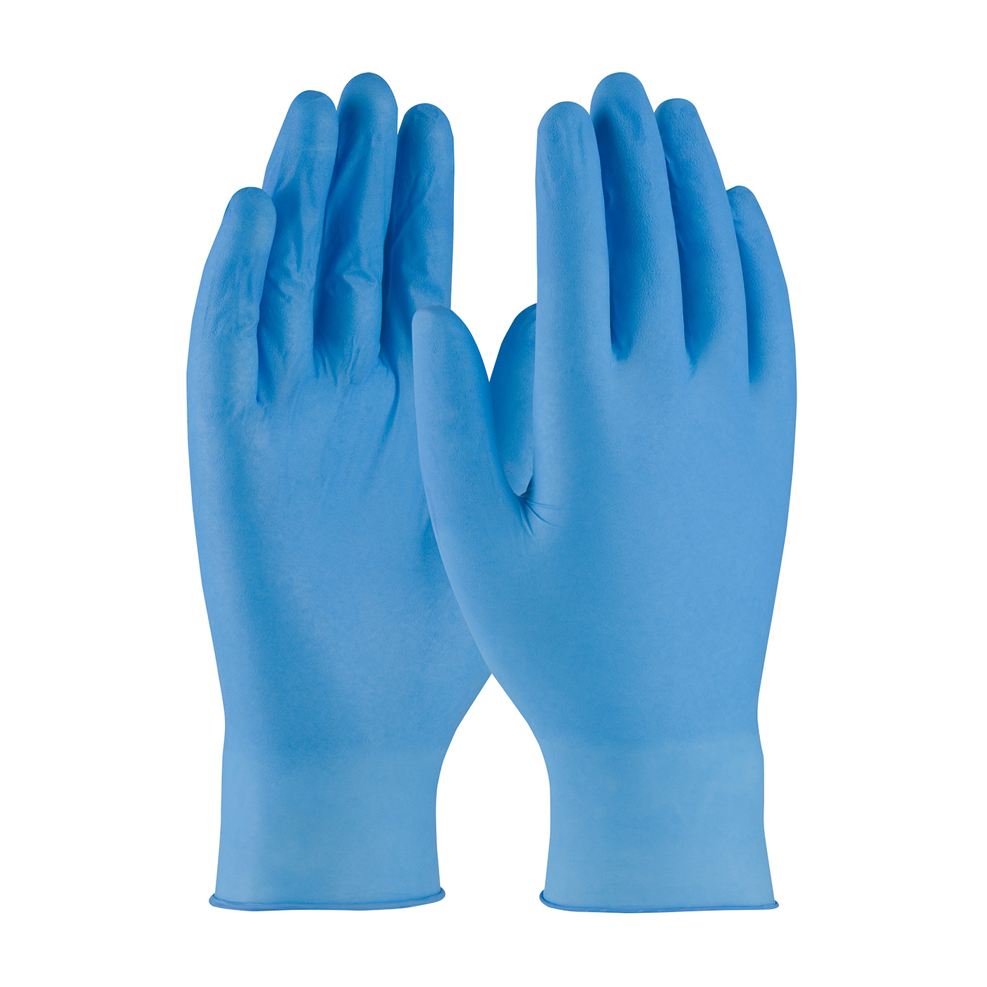 DISPOSABLE NITRILE GLOVE, POWDER FREE WITH TEXTURED GRIP - 4 MIL