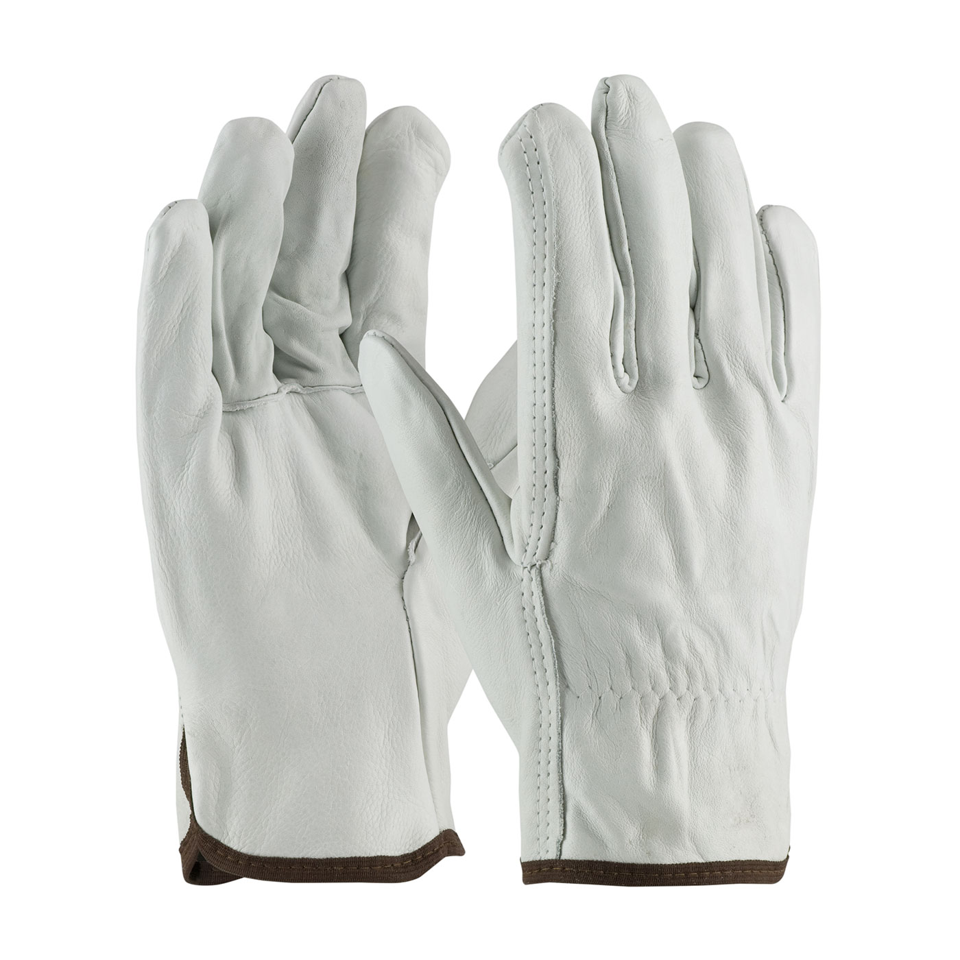 SUPERIOR GRADE TOP GRAIN COWHIDE LEATHER DRIVERS GLOVE - STRAIGHT THUMB