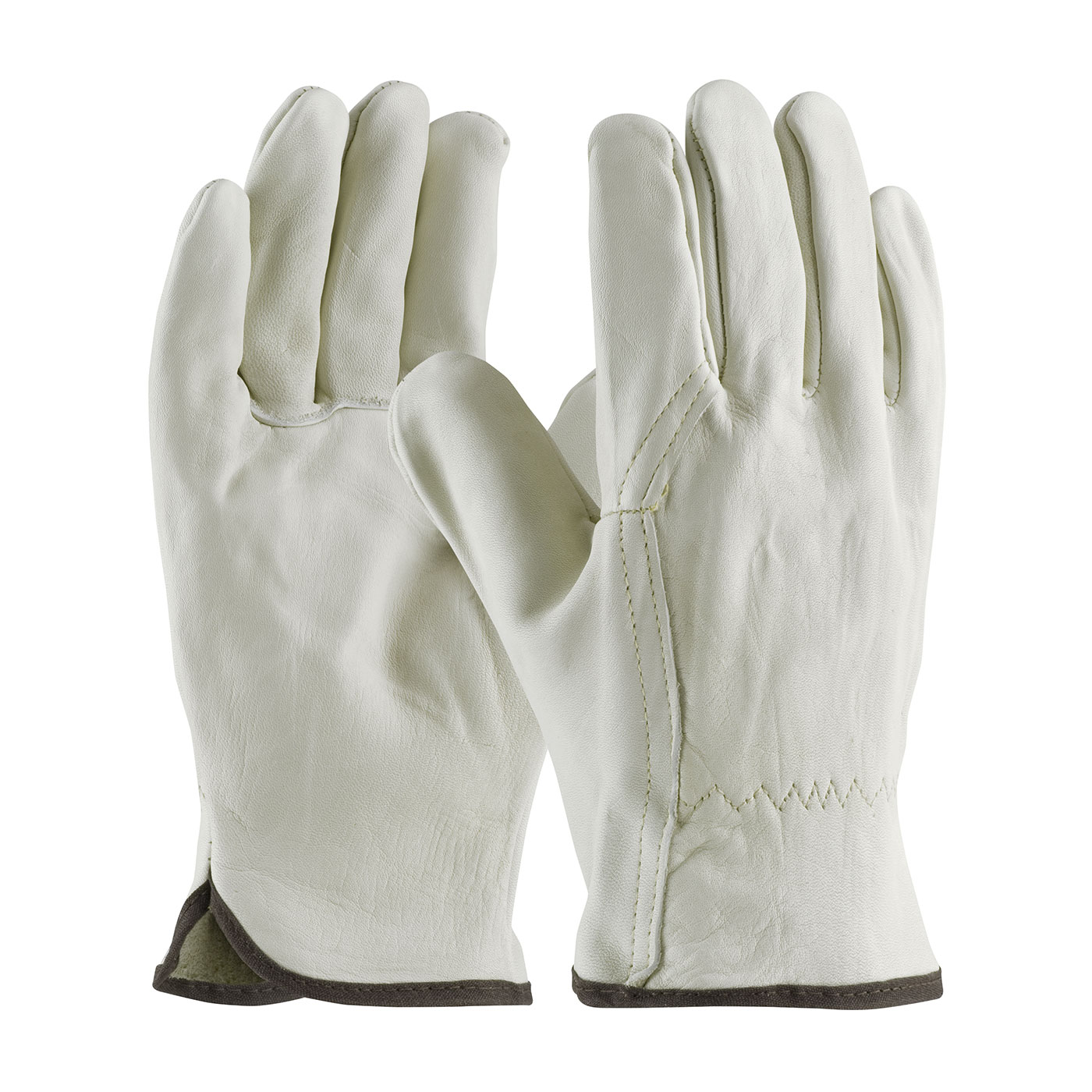 SUPERIOR GRADE TOP GRAIN COWHIDE LEATHER DRIVERS GLOVE WITH KEVLAR® STITCHING - WING THUMB