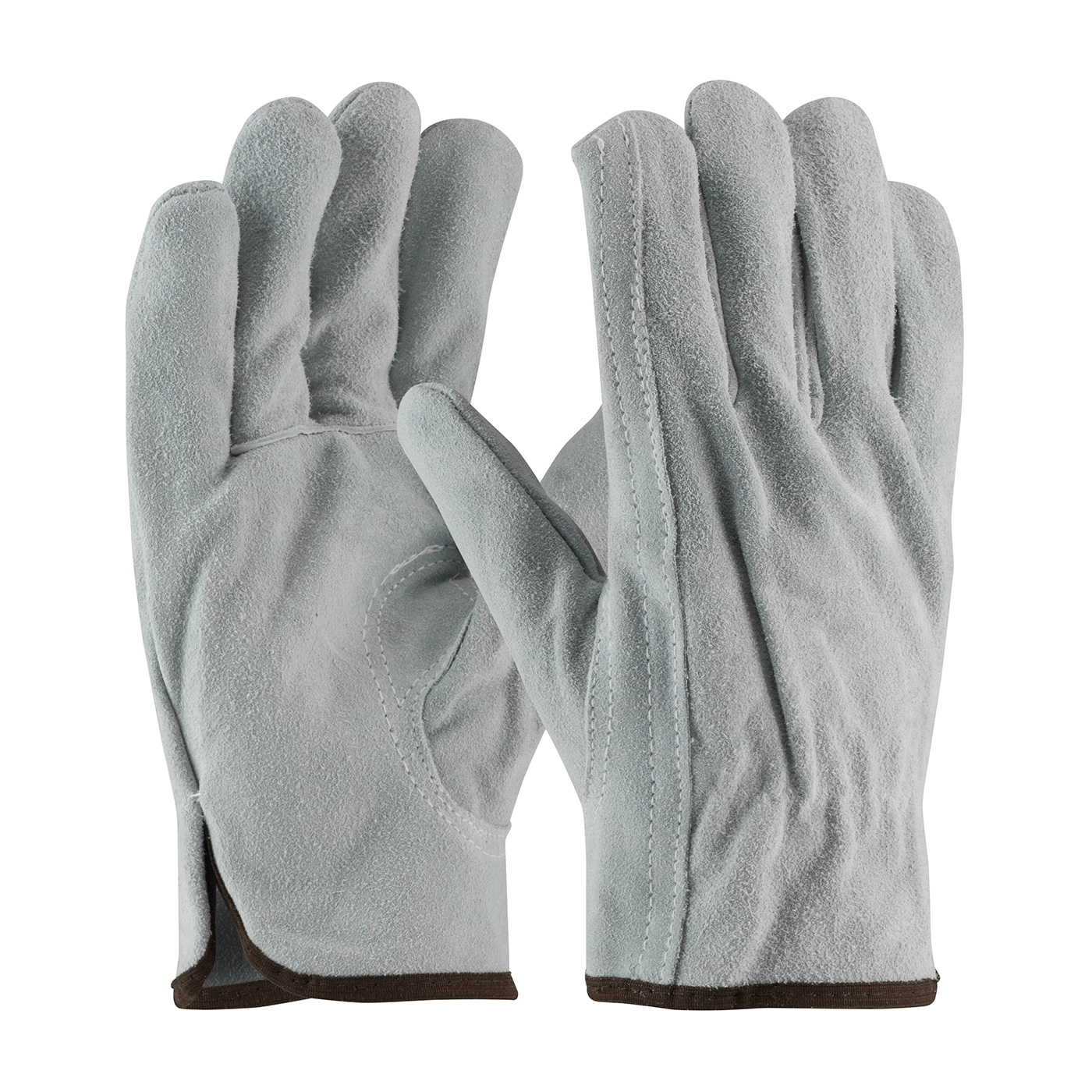 PREMIUM GRADE SPLIT COWHIDE LEATHER DRIVERS GLOVE - KEYSTONE THUMB