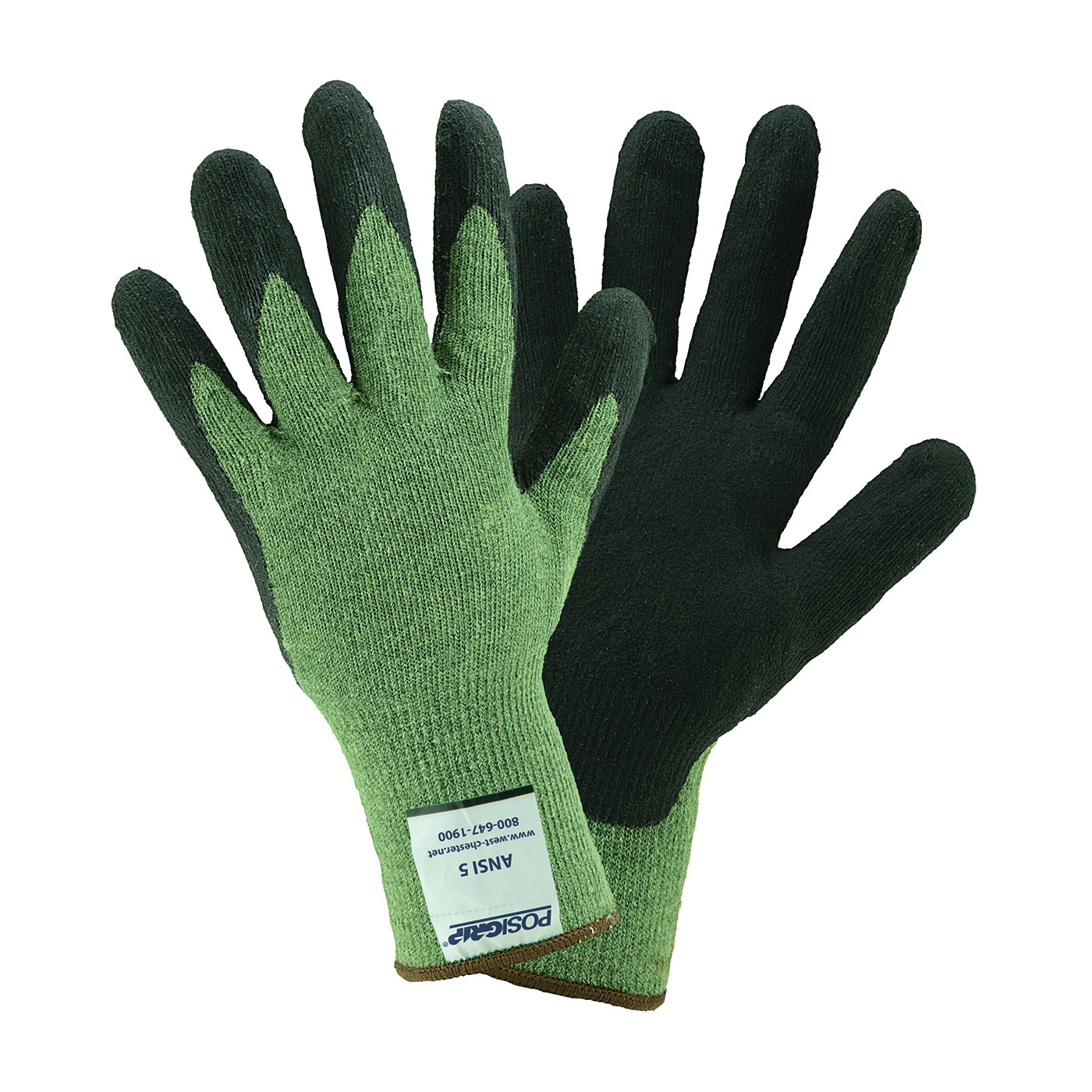 SEAMLESS KNIT KEVLAR® BLENDED GLOVE WITH NITRILE COATED FOAM GRIP ON PALM & FINGERS