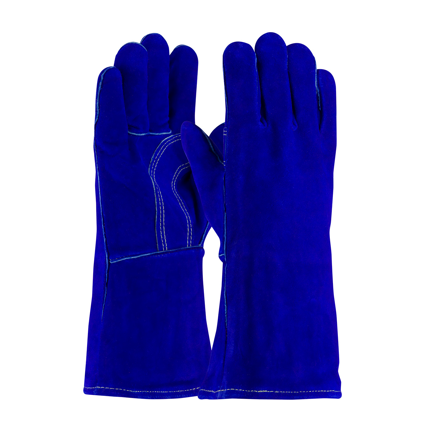 SHOULDER SPLIT COWHIDE LEATHER WELDER`S GLOVE WITH COTTON FOAM LINER AND KEVLAR® STITCHING
