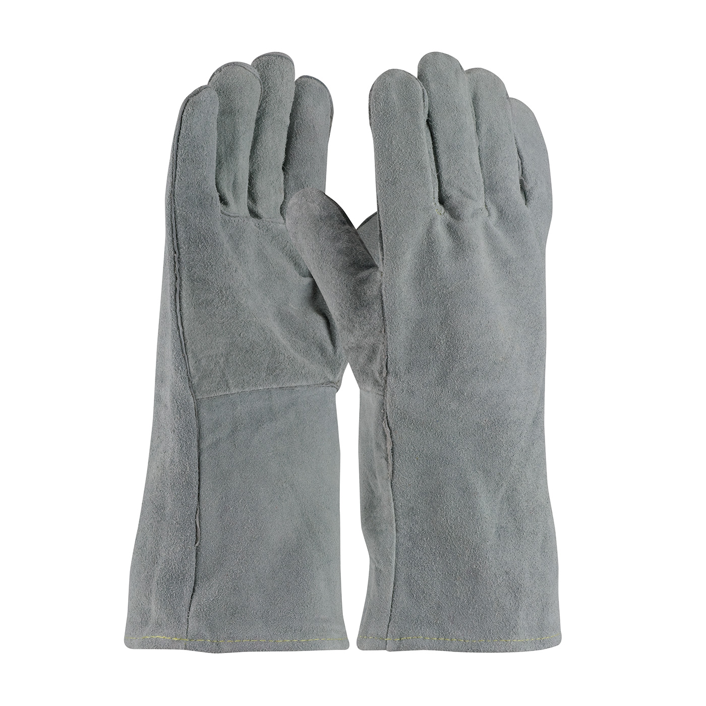SPLIT COWHIDE LEATHER WELDER`S GLOVE WITH COTTON LINER