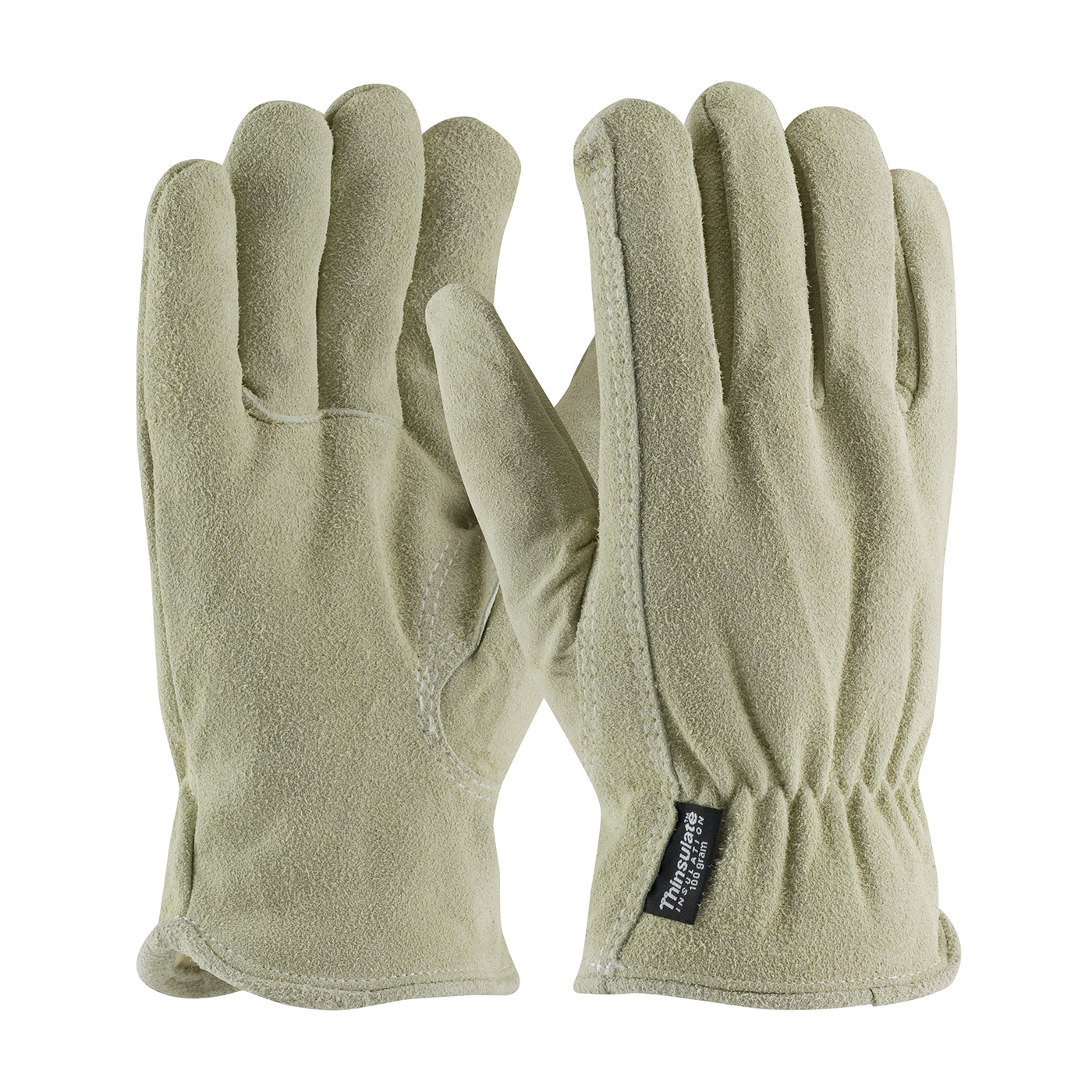 SPLIT COWHIDE LEATHER DRIVERS GLOVE WITH 3M™ THINSULATE™ LINING - KEYSTONE THUMB