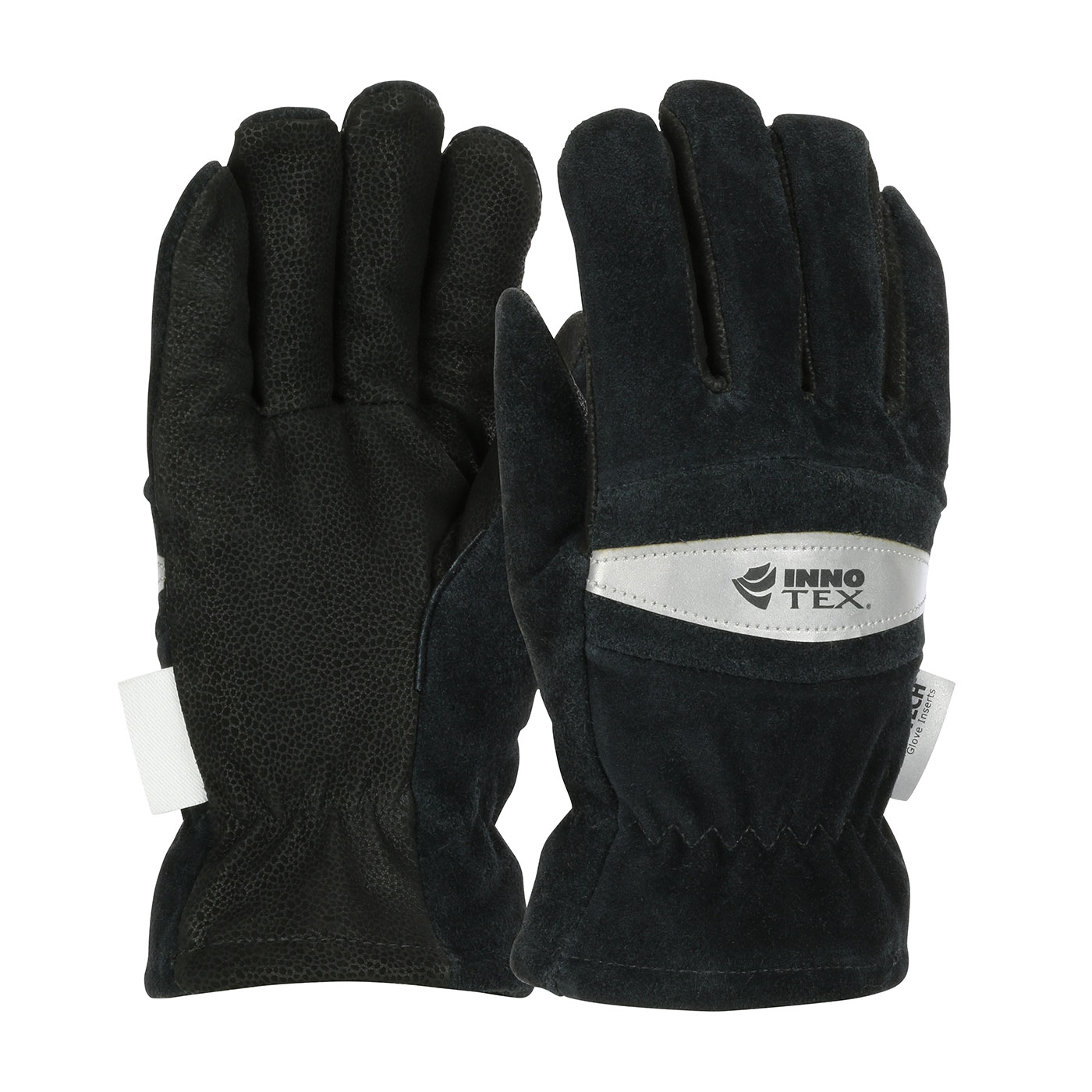 STRUCTURAL FIREFIGHTING 2D GLOVE WITH KANGAROO LEATHER PALM, SPLIT COWHIDE LEATHER BACK AND KEVLAR® STITCHING