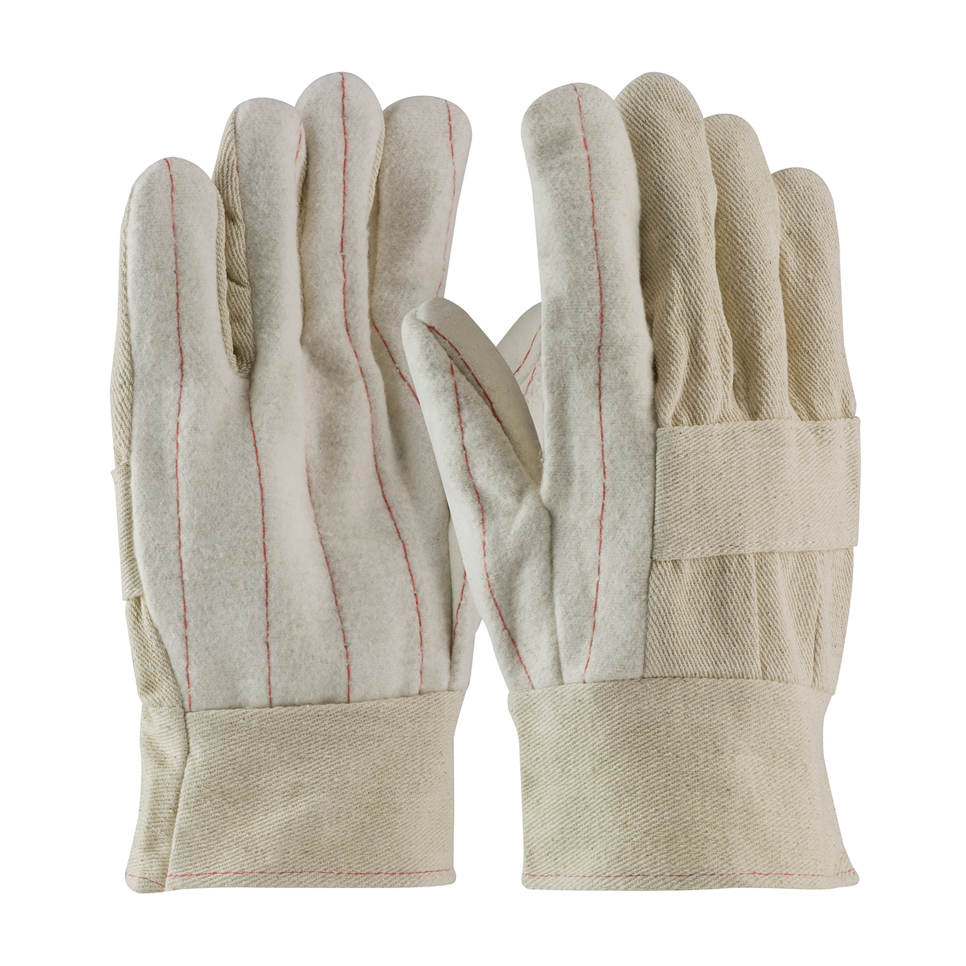PREMIUM GRADE HOT MILL GLOVE WITH TWO-LAYERS OF COTTON CANVAS - 24 OZ