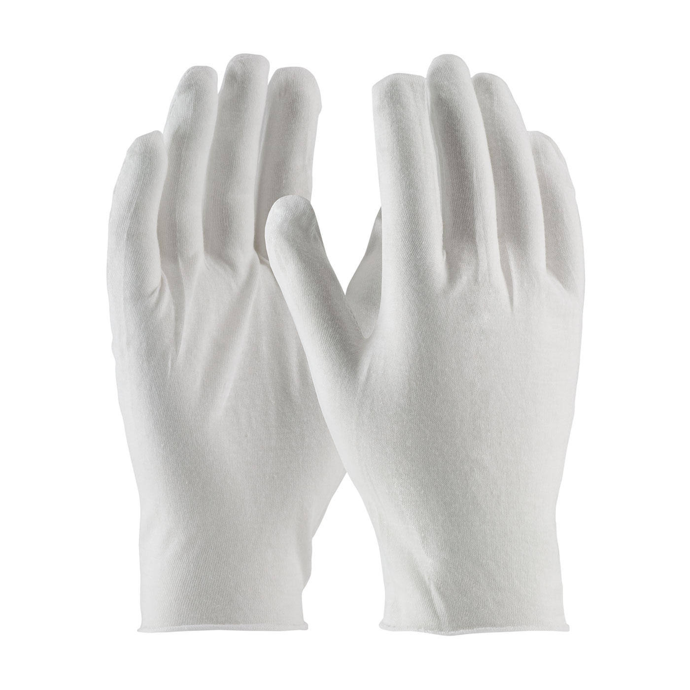 PREMIUM, LIGHT WEIGHT COTTON LISLE INSPECTION GLOVE WITH UNHEMMED CUFF - 10.5"