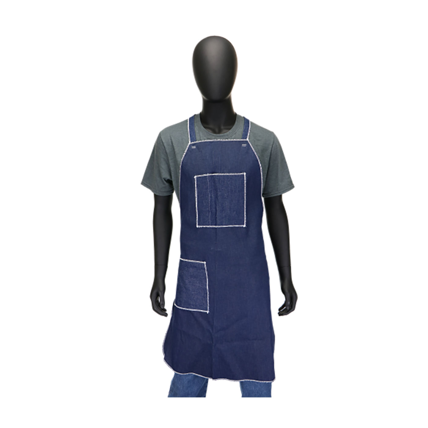 DENIM APRON - TWO POCKETS