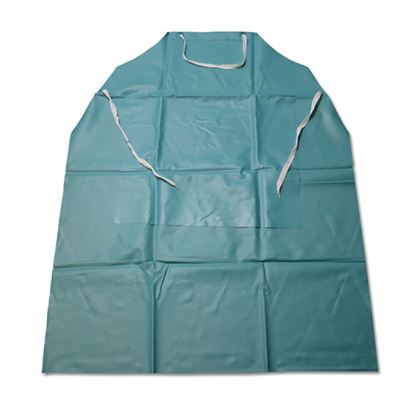 GREEN VINYL APRON - 20 MIL