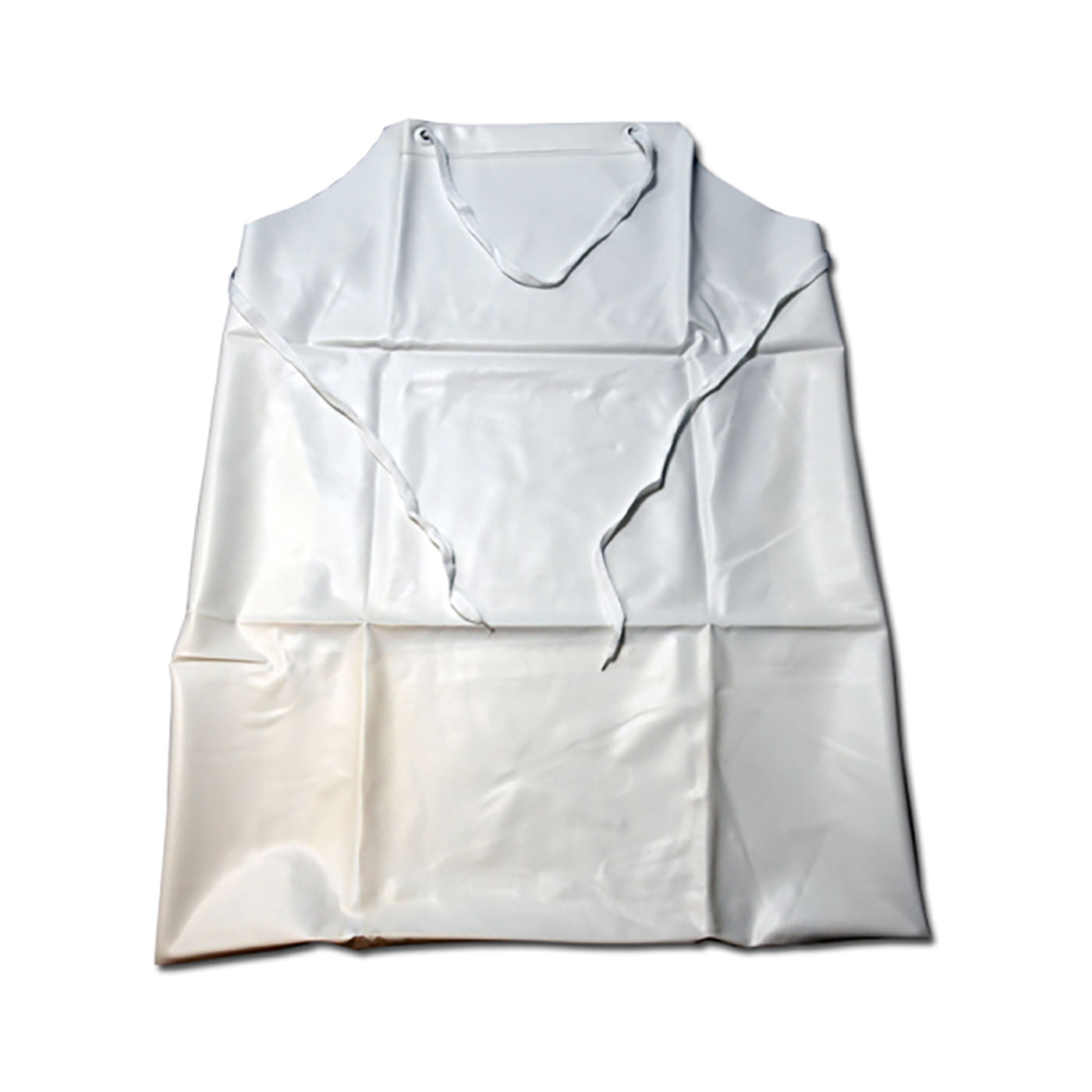 WHITE VINYL APRON - 20 MIL