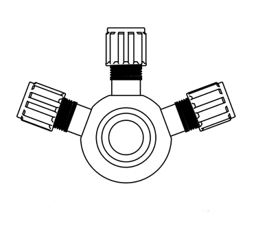 AQUATAP INLINE FLW DIV PPRO 50MM