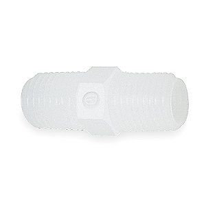 PVDF PIPE NIPPLE 1/4" X 1/4"