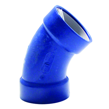 PVDF FUSEAL 25/50 1/8 BEND 6"