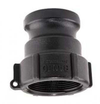 Q-D FEM ADPT 1.5"T PP BLK