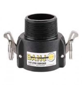 Q-D MALE CPLR 2"MT PP BLK