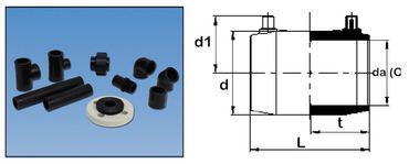 PE100-RC ELECTROFUSION CPLR 1/2"