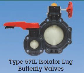 PVC/PP/VIT B-FLY VLV 6" GEAR