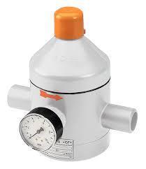 PVDF/PTFE/BCF PRESS RDC VLV 1"