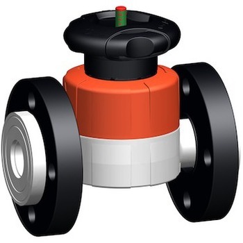 CPVC/EPDM DIA VLV 1" FLG