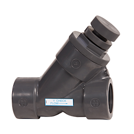 PVC/EPDM SPR-LOADED Y CK VLV 1"T