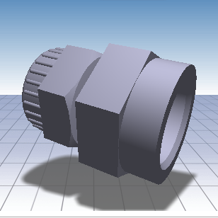 PFA FEM UNION ADPT 1/2" X 3/4"T