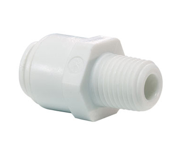 FEM CONN 3/8"ODX1/4"T ACETAL WHT