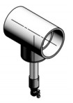 PVC DBL-SEE LEAK-DET TEE 2" X 2"