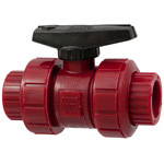 RED PVDF/VIT TU B VLV 3/4" T