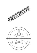 PVC DBL-SEE PIPE 1" X 3"