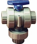 PVC/EPDM 3-WAY TU B VLV 1" T