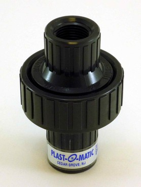 PVC/VIT DIA CK VLV 1/2" T