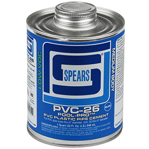 PVC POOL-PRO MED BODY CEMENT GAL