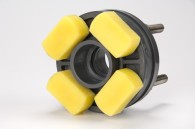 PVC/EPDM/HAST DBL BLTD FLG FTG 3