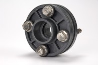 PVC/VIT/SS DBL BLTD FLG FTG 4"
