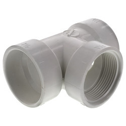 PVC C/O TEE DWV 4"